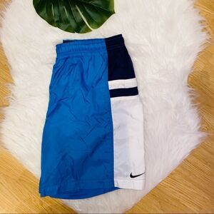 NIKE | Blue Colour Block Swim Shorts Medium